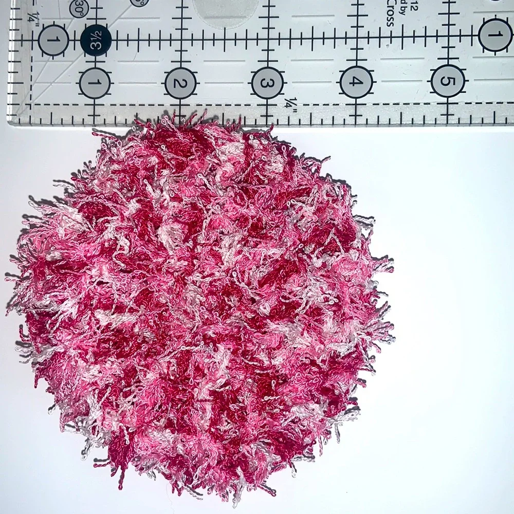 Hand Crafted Colorful Exfoliating Spa Reusable Scrubbing Pads Crochet Polyester